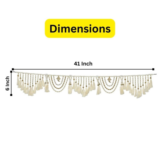 CraftVatika Toran for Door Entrance,Main Door, Mandir Bandhanwar for Home, Diwali Decoration Item Door Hanging Toranam for Pooja Room (Style2)