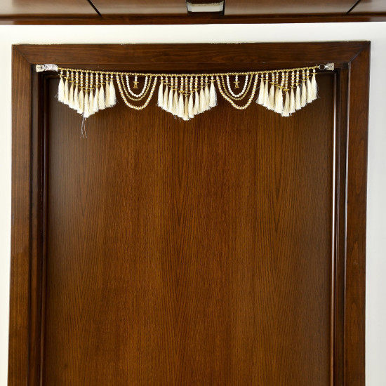CraftVatika Toran for Door Entrance,Main Door, Mandir Bandhanwar for Home, Diwali Decoration Item Door Hanging Toranam for Pooja Room (Style2)