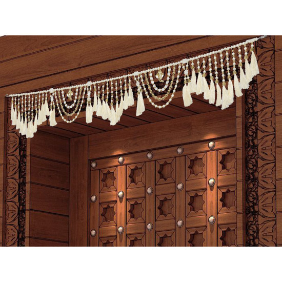 CraftVatika Toran for Door Entrance,Main Door, Mandir Bandhanwar for Home, Diwali Decoration Item Door Hanging Toranam for Pooja Room (Style2)