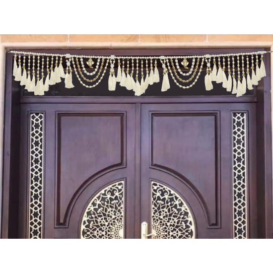 CraftVatika Toran for Door Entrance,Main Door, Mandir Bandhanwar for Home, Diwali Decoration Item Door Hanging Toranam for Pooja Room (Style2)