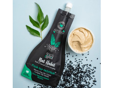 Nat Habit Curry Sesame NutriMask Fresh Hair Mask For Grey Hair, Conditioning, Smoothening, Strengthen & Shine, Suitable For All Hair & Scalp Types (Pack of 3 x 40 gm)