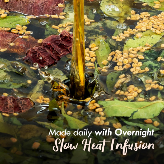 Nat Habit Curry Sesame NutriMask Fresh Hair Mask For Grey Hair, Conditioning, Smoothening, Strengthen & Shine, Suitable For All Hair & Scalp Types (Pack of 3 x 40 gm)