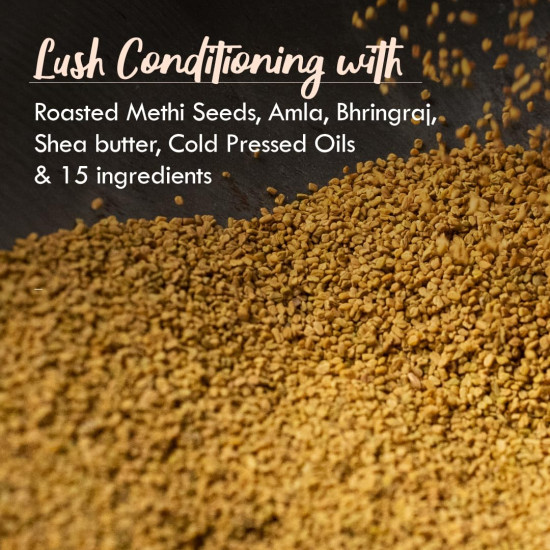 Nat Habit Curry Sesame NutriMask Fresh Hair Mask For Grey Hair, Conditioning, Smoothening, Strengthen & Shine, Suitable For All Hair & Scalp Types (Pack of 3 x 40 gm)