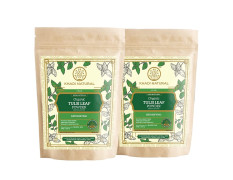 KHADI NATURAL Tulsi Leaf Organic Powder Pack of 2 (2x100gm) 200gm