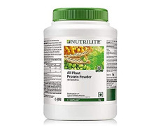 Amway NUTRILITE All Plant Protein Powder - 200g and multicolor hair/head band - COMBO