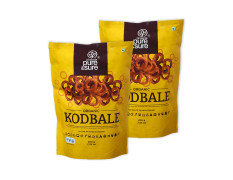 Pure & Sure Organic Kodubale | South Indian Snacks | Healthy & Delicious Rice Kodubale Snack | Pack Of 2, 400g