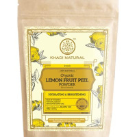 KHADI NATURAL Lemon Fruit Peel Organic Powder Pack of 2 (2x100gm) 200gm