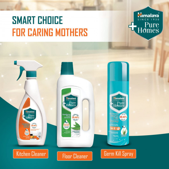 Himalaya Pure Homes Sanitizing Floor Cleaner HERBAL GREEN 1 LITRE (RXZER23)