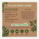 Nat Habit Kacchi Neem Wooden Comb, Soaked In 13 Herbs Neem & Sesame Oil For Multi-Actions - Detangling, Frizz Control & Shine (Dual Tooth & Wide Tooth) Combo Pack of 2 Nat Habit Kacchi Neem Wooden Comb, Soaked In 13 Herbs Neem & Sesame Oil For Multi-Actions - Detangling, Frizz Control & Shine (Dual Tooth & Wide Tooth) Combo Pack of 2