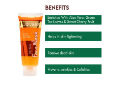Jovees Herbal De-Tan Face Care Combo For Tan Removal | De-Tan Facewash 120ml | De-Tan Face Scrub 100ml | De-Tan Face Pack 100g | De-Tan Face Lotion 60ml |