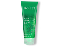 Jovees Herbal Tea Tree Oil Control Facewash 120 ML, Anti Acne & Pimple Cream 60 g, Antiseptic Anti Acne Face Pack 120 g Combo For Acne & Pimple Treatment Skin Care...