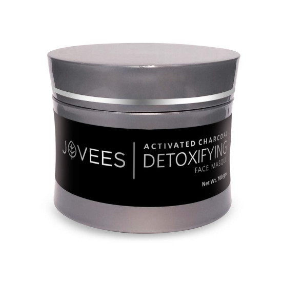 Jovees Herbal Activated Charcoal Detoxifying Facewash 120 ML, Activated Charcoal Detoxifying Face Scrub 100 g, Activated Charcoal Detoxifying Face Masque 100 g For Skin Care Combo...