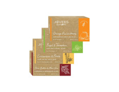 Jovees Herbal Orange Peel & Honey Soap 100 g, Basil Turmeric Anti Bacterial 100 g, Cinnamon & Neem Anti Acne Face Bar 75 g, Shea Butter & Aloe Vera Hydrating 100 g Soap Combo 4