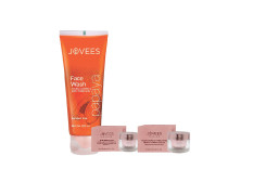 Jovees Herbal Papaya facewash 120ml, Skin Renewing Radiant Day Cream 50g, Nourishing & Hydrating Night Firming Cream 50g Combo For Full Day Skin Care...