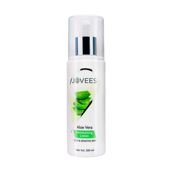 Jovees Herbal Face Care Combo For Oily Acne Prone Skin | Tea Tree Oil Control Facewash 120ml | Cucumber Skin Toner 200ml | Aloe Vera Moisturising Lotion 200ml |