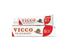 Vicco Vajradanti Ayurvedic Paste, Regular Flavour, 18 Essential Herbs and Barks, Prevents Bad Breath, For Strong and Healthy Teeth, 100 gms, (Pack of 3)