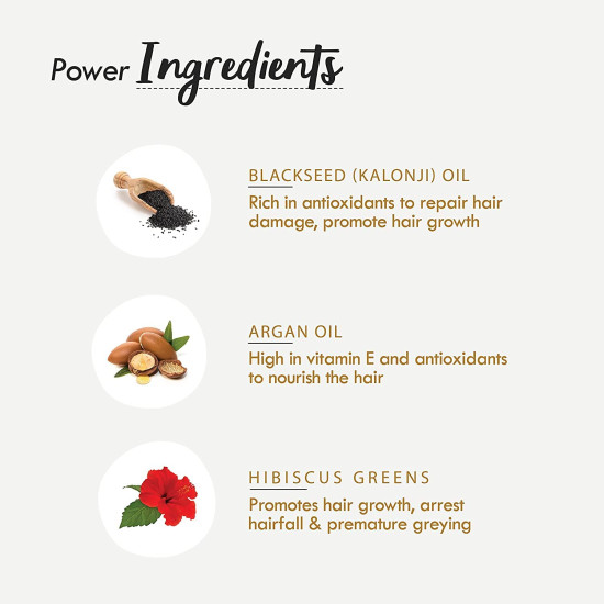 Nat Habit Hibiscus Black Seed Hair & Beard Balm For Hair Growth, Beard Growth, Hair Smoothening & Straightening - Infused With Hibiscus Leaves (Pack Of 1, 25Ml), 35 Grams