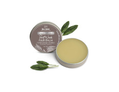 Nat Habit Almond Marula Hair Balm For Men & Women Split Ends, Smoothening, Straightening, Conditioning & Frizzy Hair- Infused with Sage Leaves & Oils (Pack of 1, 25ml)