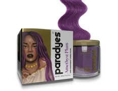 Paradyes Semi-permanent Amethyst Plum DIY Conditioner Based Hair Colour infused with Aloe-vera, Bhringaraj, Brahmi, Almonds & Amla 120 gm