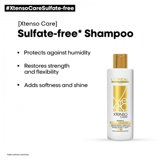 L'OREAL PROFESSIONNEL PARIS Xtenso Care Sulfate-Free* Shampoo 250Ml And Hair Masque 200Ml Combo For All Hair Types (Pack Of 2)