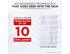 L'Oreal Paris Revitalift Crystal Fresh Hydrating Gel Cream, Oil-Free moisturiser, With Salicylic Acid, 50ml