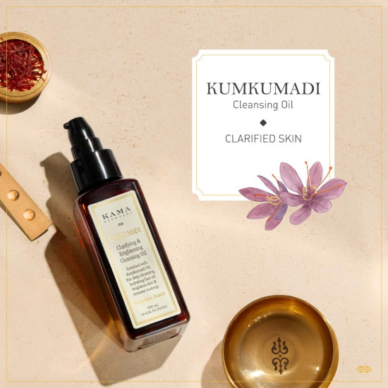 Kama Ayurveda Kumkumadi Clarifying & Brightening  Cleansing Oil 50Ml