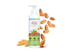 Mamaearth Almond Shampoo With Cold Pressed Almond Oil And Vitamin E - 250 ml