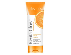 Jovees Herbal Vitamin C Face Wash 75g | Revita Glow | Vitamin C Rejuvenating Facewash | Infused with Kakadu Plum and Olives