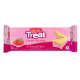 Britannia Treat Crème Wafers - Strawberry Flavoured Wafer Biscuit | 55 gm