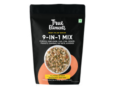 True Elements Seeds Mix - 9 in 1 Mixed Seeds 500g | Seed Mix for Eating | Healthy Snacks | Diet Food | Diet Snacks