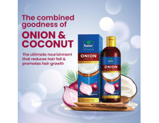 Parachute Advansed Onion Hair Oil for Hair Growth and Hair Fall Control with Natural Coconut Oil & Vitamin E - 200ml
