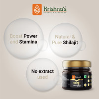 KRISHNA'S HERBAL & AYURVEDA 100% Pure Himalayan Shilajit Resin for Boost Performance, Power, Stamina, Endurance, Strength & Overall Wellbeing - 40 gm KRISHNA'S HERBAL & AYURVEDA 100% Pure Himalayan Shilajit Resin for Boost Performance, Power, Stamina, Endurance, Strength & Overall Wellbeing - 40 gm