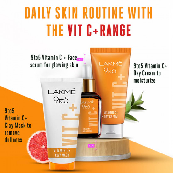 LAKMÉ 9To5 Vitamin C Facewash With Microcrystalline Beads For Refreshed & Glowing Skin 100 g