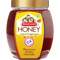Baidyanath Pure Honey | C4 Approved - International Standard | 100% Natural with No added Sugar | Rich Source of Anti-Oxident & Natural Immunity Booster - 1 KG