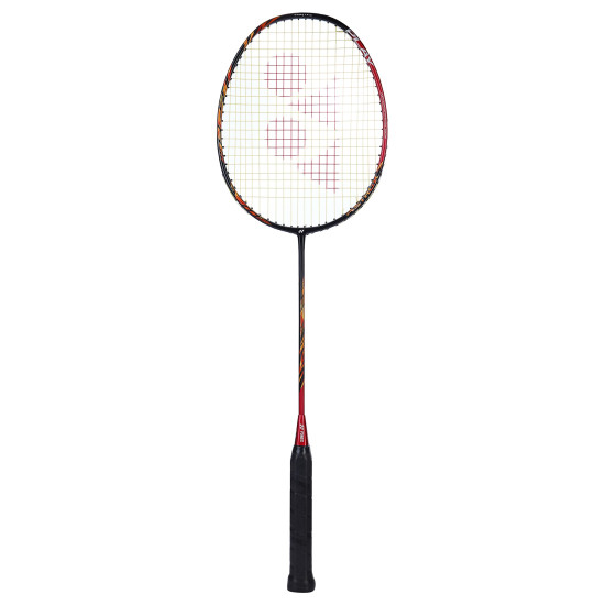 YONEX Astrox 99 Play Graphite Strung Badminton Racket with Full Racket Cover (Cherry Sunburst) | for Intermediate Players | 83 Grams | Maximum String Tension - 28lbs