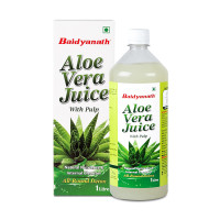 Baidyanath Aloe Vera Juice (with Pulp)- 1000ML | No Added Sugar | Source of Natural Nutrients, Boosts Immunity & Digestion (Pack of 1)