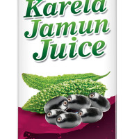 Baidyanath Karela Jamun Juice -1 Litre | Helps in high blood Sugar | Supports in Flusing out toxins from Body & keeps common infections away - Pack of 1