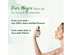 Nat Habit - 100% Pure Mogra Jal - Mogra Water - Toner, Face-Mist, Astringent & Face - Spray- Ayurvedic Steam-Distilled For Oil-Control, Acne-Control, Skin Hydration (Pack of 3, 100 ml)