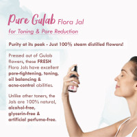 Nat Habit - 100% Pure Gulab Jal - Rose Water - Toner, Face-Mist, Astringent & Face Spray - Ayurvedic, Steam-Distilled For Oil-Control, Skin Hydration (Pack of 3, 100 ml) Nat Habit - 100% Pure Gulab Jal - Rose Water - Toner, Face-Mist, Astringent & Face Spray - Ayurvedic, Steam-Distilled For Oil-Control, Skin Hydration (Pack of 3, 100 ml)