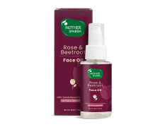 Mother Sparsh Rose & Beetroot Face Oil for Dull, Dry & Uneven skin | Light Weight & Non Sticky | Absorbs Quickly | Contains Plant Based Natural Additives | 50ml