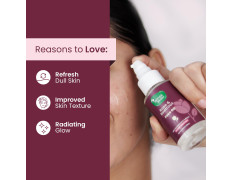 Mother Sparsh Rose & Beetroot Face Oil for Dull, Dry & Uneven skin | Light Weight & Non Sticky | Absorbs Quickly | Contains Plant Based Natural Additives | 50ml