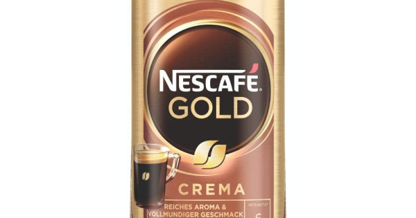 Nescafe Gold Crema, Instant Coffee Beans, 200g Rich Aroma