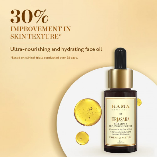 KAMA AYURVEDA URJASARA HYDRATING & REPLENISHING FACE OIL 15ML