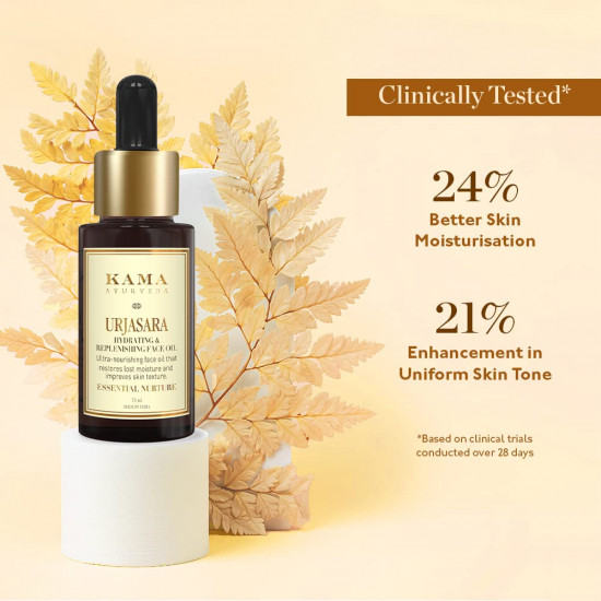 KAMA AYURVEDA URJASARA HYDRATING & REPLENISHING FACE OIL 15ML