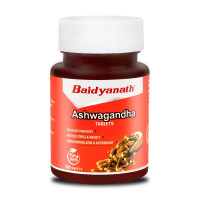 Baidyanath Ashwagandha 60 Tablets for General Wellness | Helps Release Stress & Anxiety (Pack of 1)