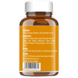 Baidyanath Triphala 60 Tablets- Supports Healthy Digestion | Improves Bowel Wellness| Relieves Constipation (Pack of 1)