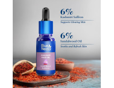 Blue Nectar Kumkumadi Oil for Face | Anti Aging & Brightening Ayurvedic Face Serum | Saffron Sandalwood Kumkumadi Tailam Face Oil for Glowing Skin for Women & Men (26 Herbs, 30ml)