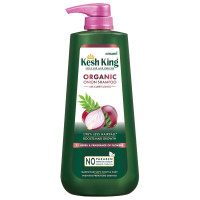 Kesh King Organic Onion Shampoo With Curry Leaves Reduces Hair Fall Upto 98%,Boosts Hair Growth&Keeps Hair Smooth Upto 48Hrs|Repairs Dry&Damaged Hair|Makes Hair Silky&Bouncy - 600Ml,625 Grams