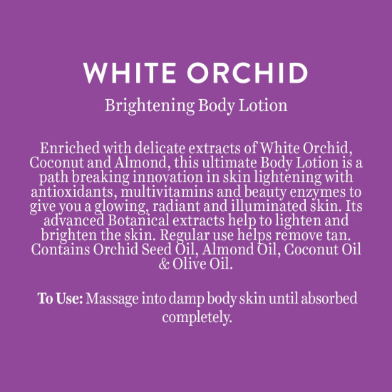 Biotique White Orchid Brightening Body Lotion For Extra Brightening & Radiance 300ml