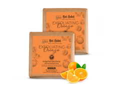 Nat Habit Orange Kokum Butter Bath Soap for Women & Men | Cold Processed With Vit C for Body Acne, Pimple & Oil Control | Improve Skin Tone & Boost Collagen Production| Gentle Exfoliation| 125g X 2